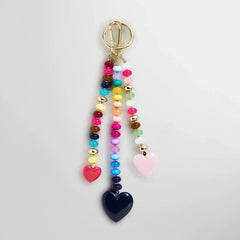Love Always Heart Bag Charm - Multi