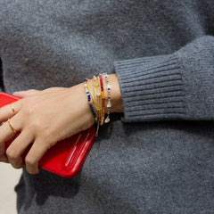 Rowan Semi-Precious Layered Bracelet - Lisbon