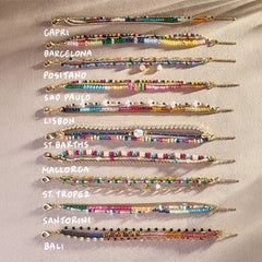 Rowan Semi-Precious Layered Bracelet - Capri