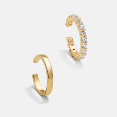 Leidy 18K Gold Ear Cuff - Gold