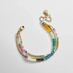 Rowan Semi-Precious Layered Bracelet - Capri