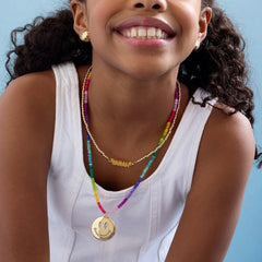 Lil' Smiley Kids’ Locket Necklace - Smiley Face