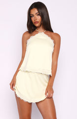 Fortitude Valley Halter Top Lemon