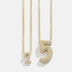 Lucky Number Bubble Necklace - Single Digit