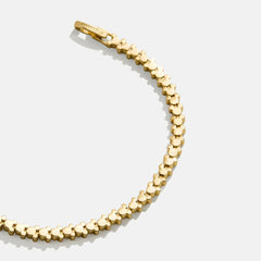 Mickey Mouse Disney Repeating Tennis Bracelet - Gold