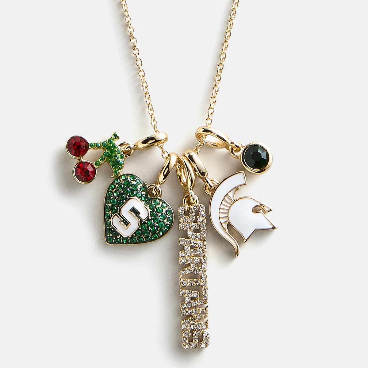 Michigan State University Cluster Charm Necklace - Michigan State University