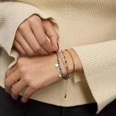 Rowan Semi-Precious Layered Bracelet - Positano