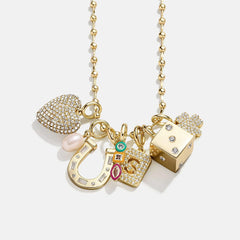 Luck Cluster Charm - Horseshoe