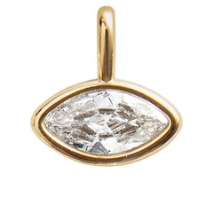 Marquise Cubic Zirconia Cluster Charm
