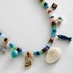 Maui Charm Necklace - Multi