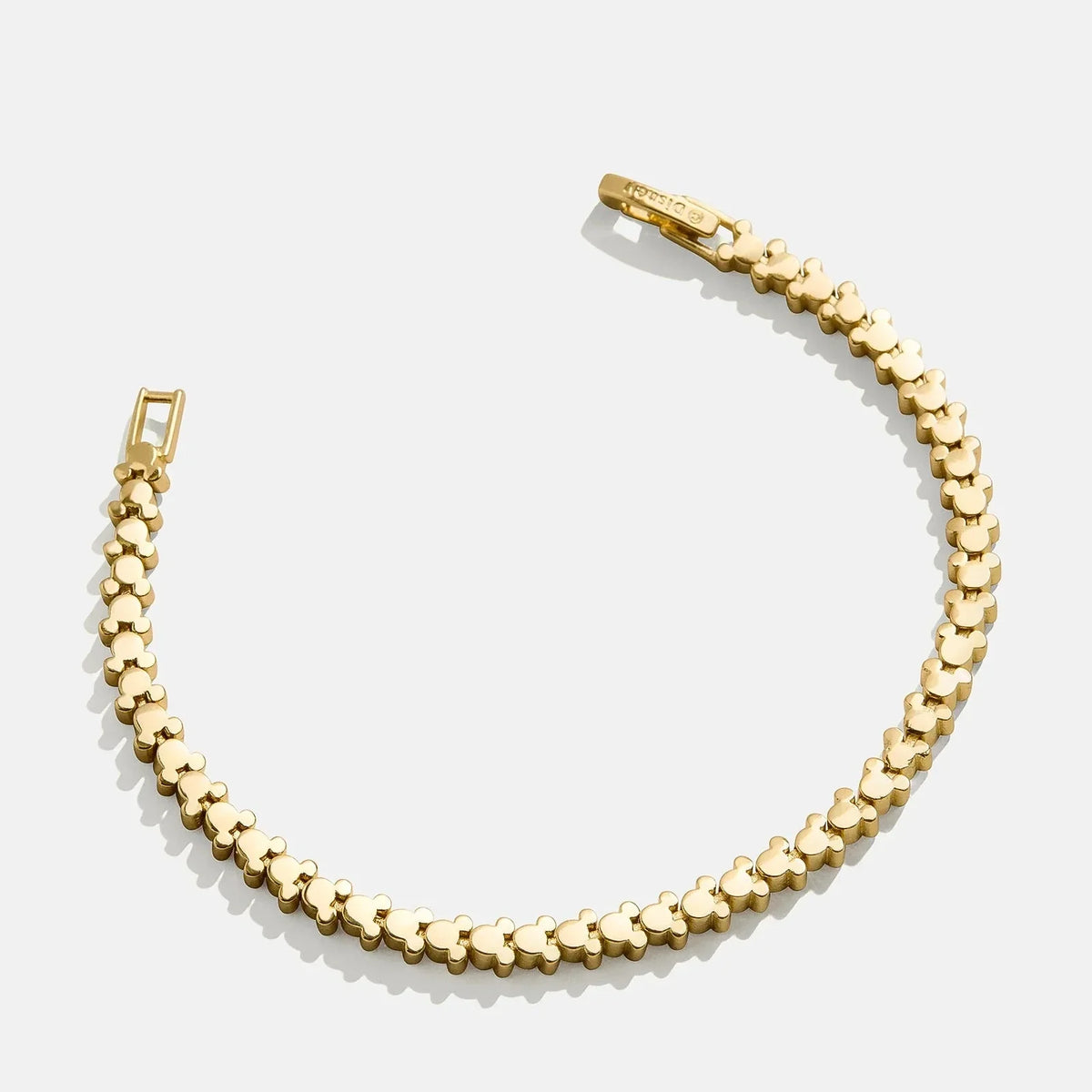 Mickey Mouse Disney Repeating Tennis Bracelet - Gold