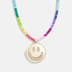 Lil' Smiley Kids’ Locket Necklace - Smiley Face