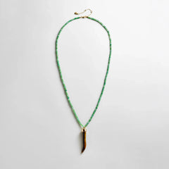 Maeve Semi-Precious Pendant Necklace - Jade