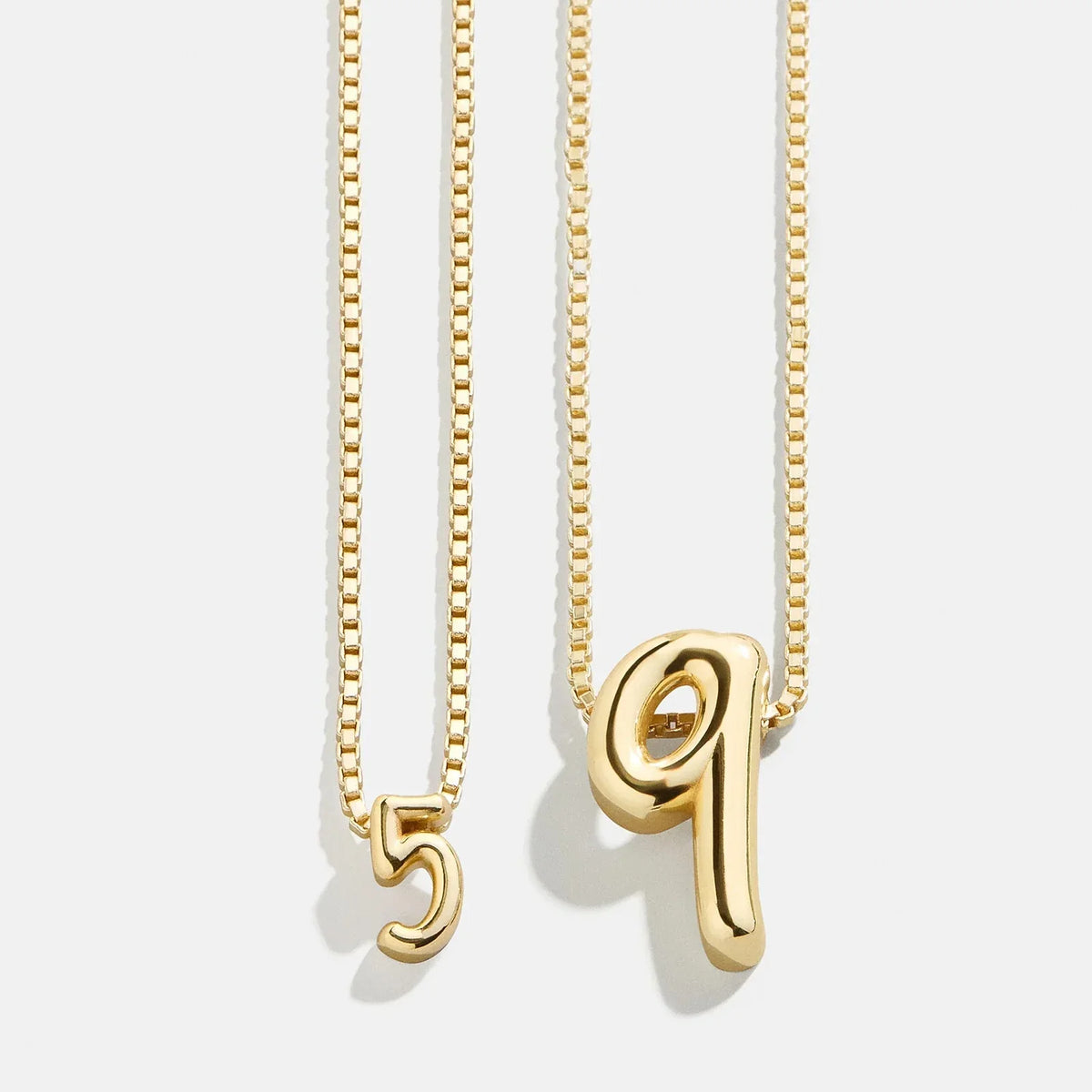 Lucky Number Bubble Necklace - Single Digit