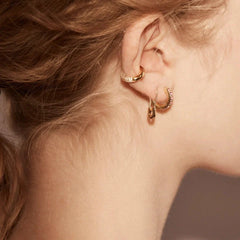 Mini Spillo 18K Gold Earrings - S