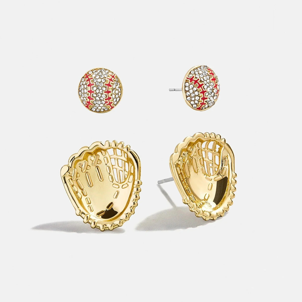 Perfect Catch Earring Set - Baseball Glove