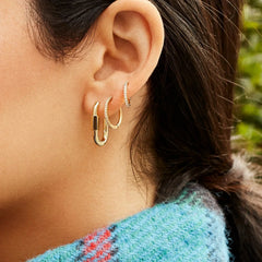Niata 18K Gold Earrings - 14MM