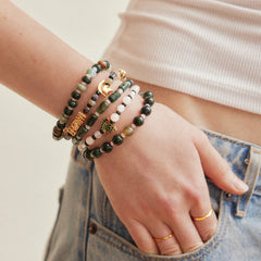 Michigan State University Beaded Bracelet Set - Michigan State University
