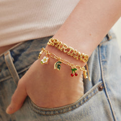 Michigan State University Charm Bracelet Set - Michigan State University