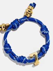 Knotty Varsity Number Custom Bracelet - Cobalt Single Digit