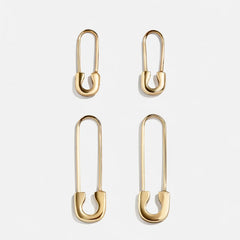 Mini Spillo 18K Gold Earrings - S
