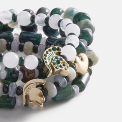 Michigan State University Beaded Bracelet Set - Michigan State University