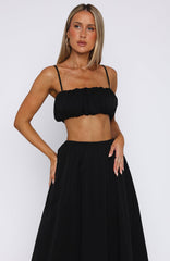 All I Wanted Was You Top Black